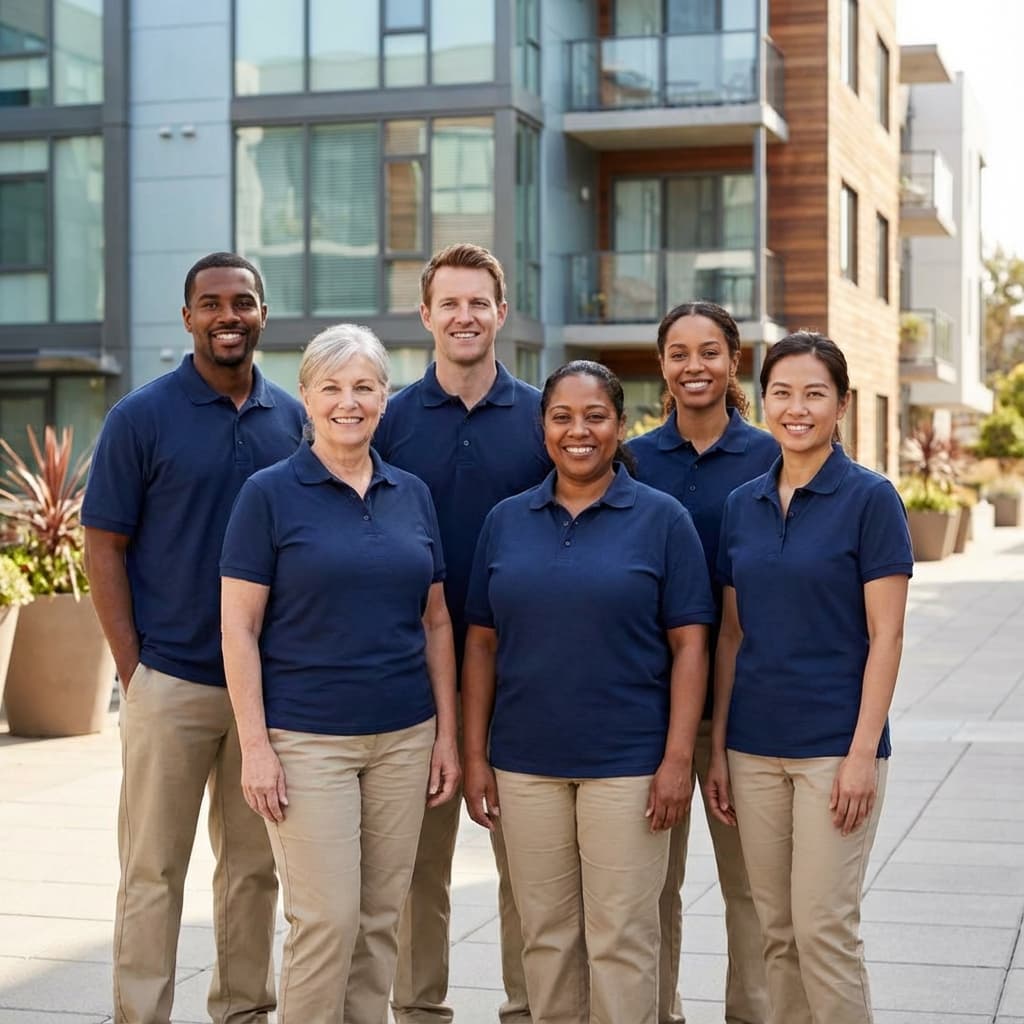 Tornado Tidy team of professional cleaners